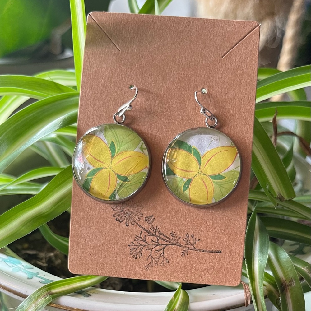 Handcrafted Cabochon earrings